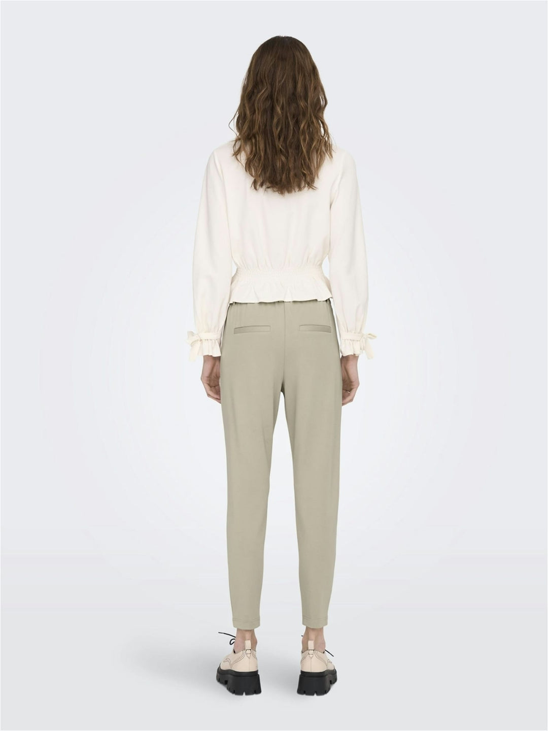 Only Poptrash lange broek zand – dames - L32