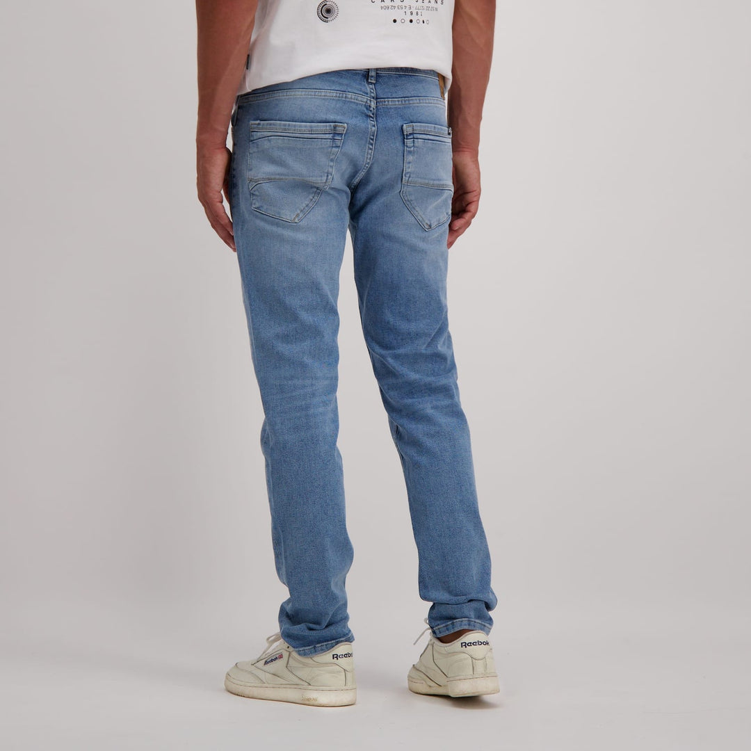 Cars men jeans slim fit blauw denim – heren - Blue Denim - L36