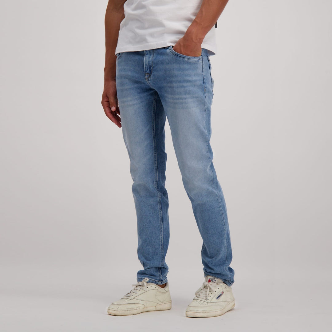 Cars men jeans slim fit blauw denim – heren - Blue Denim - L32