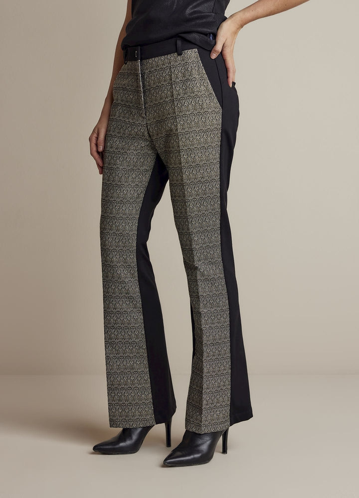 Summum lange broek dames zwart dessin