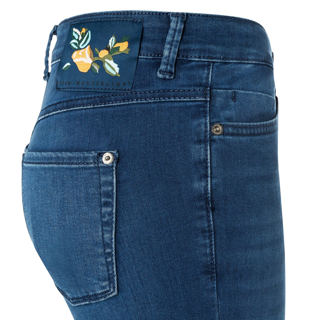 MAC jeans skinny fit dames blauw denim - 5492-90 - Blue Denim - L28