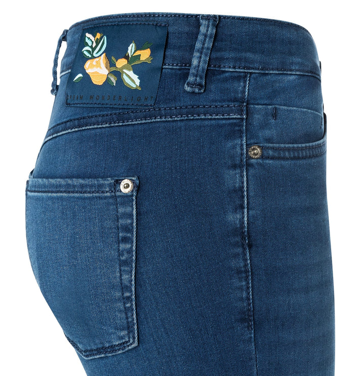 MAC jeans skinny fit dames blauw denim - 5492-90 - Blue Denim - L28