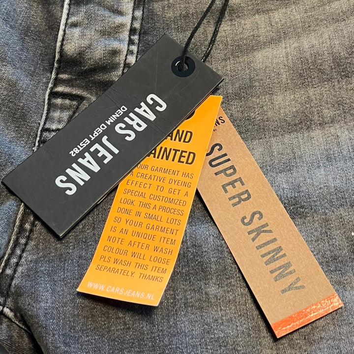 Cars men jeans Dust super skinny fit - heren - Black Denim - L34