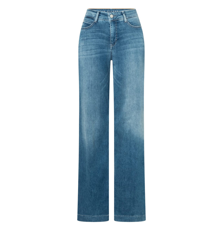 MAC women Dream wide jeans loose fit – dames - Blue Denim - L32