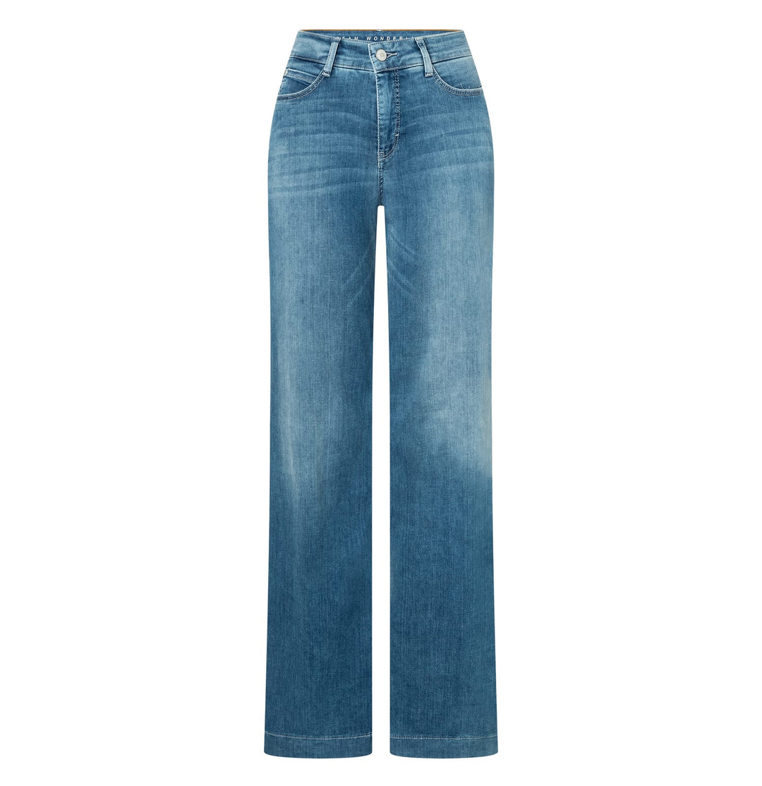 MAC Dream wide jeans loose fit dames – blue denim - L34