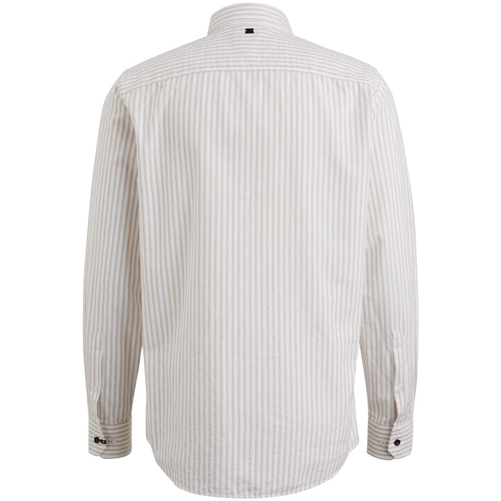 Vanguard overhemd l/m zand dessin – heren