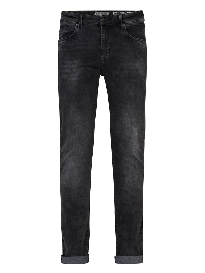Petrol men SEAHAM VTG 5890 jeans slim fit – heren - Black Denim - L32