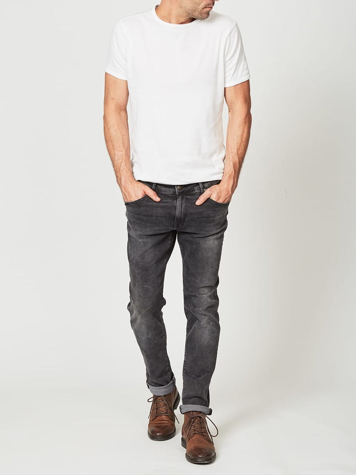 Petrol men SEAHAM VTG 5890 jeans slim fit – heren - Black Denim - L32