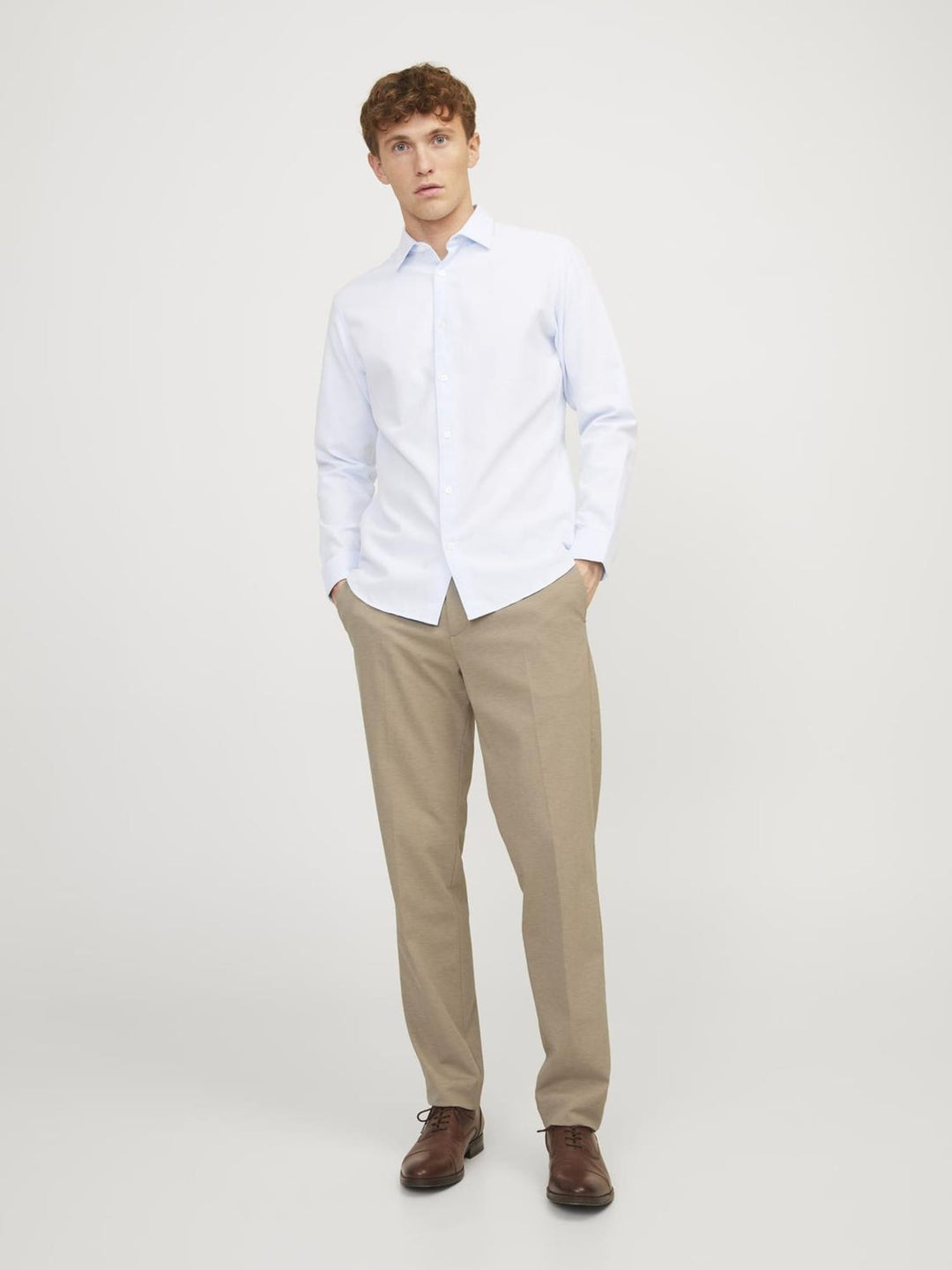Jack & Jones JPRJONES STRETCH TROUSER zand – heren