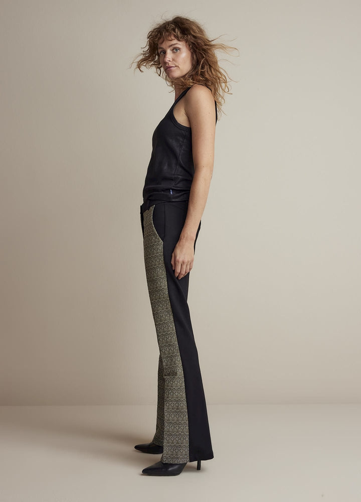 Summum lange broek dames zwart dessin