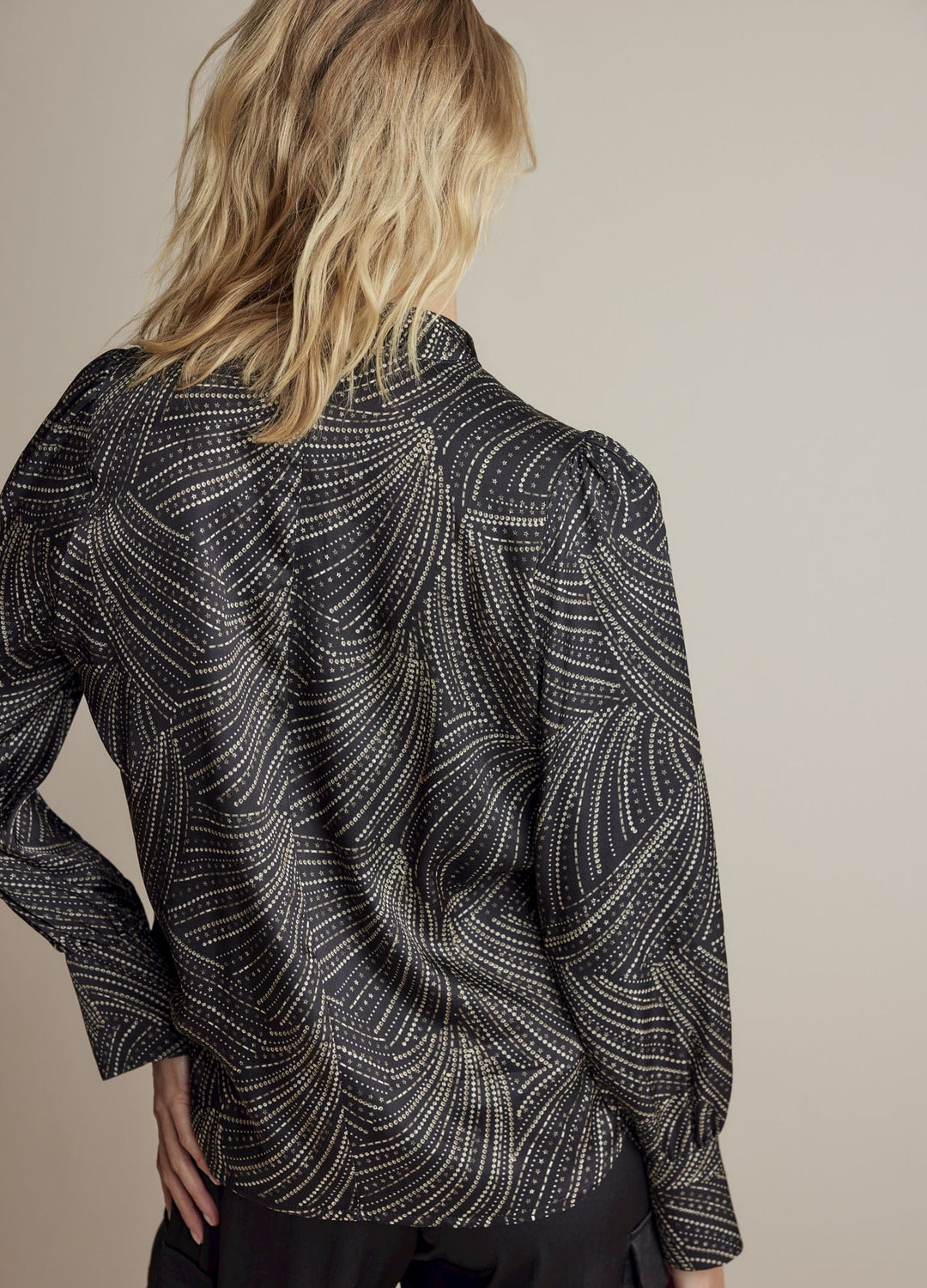 Summum 2s3034-11921 top zwart dessin – dames