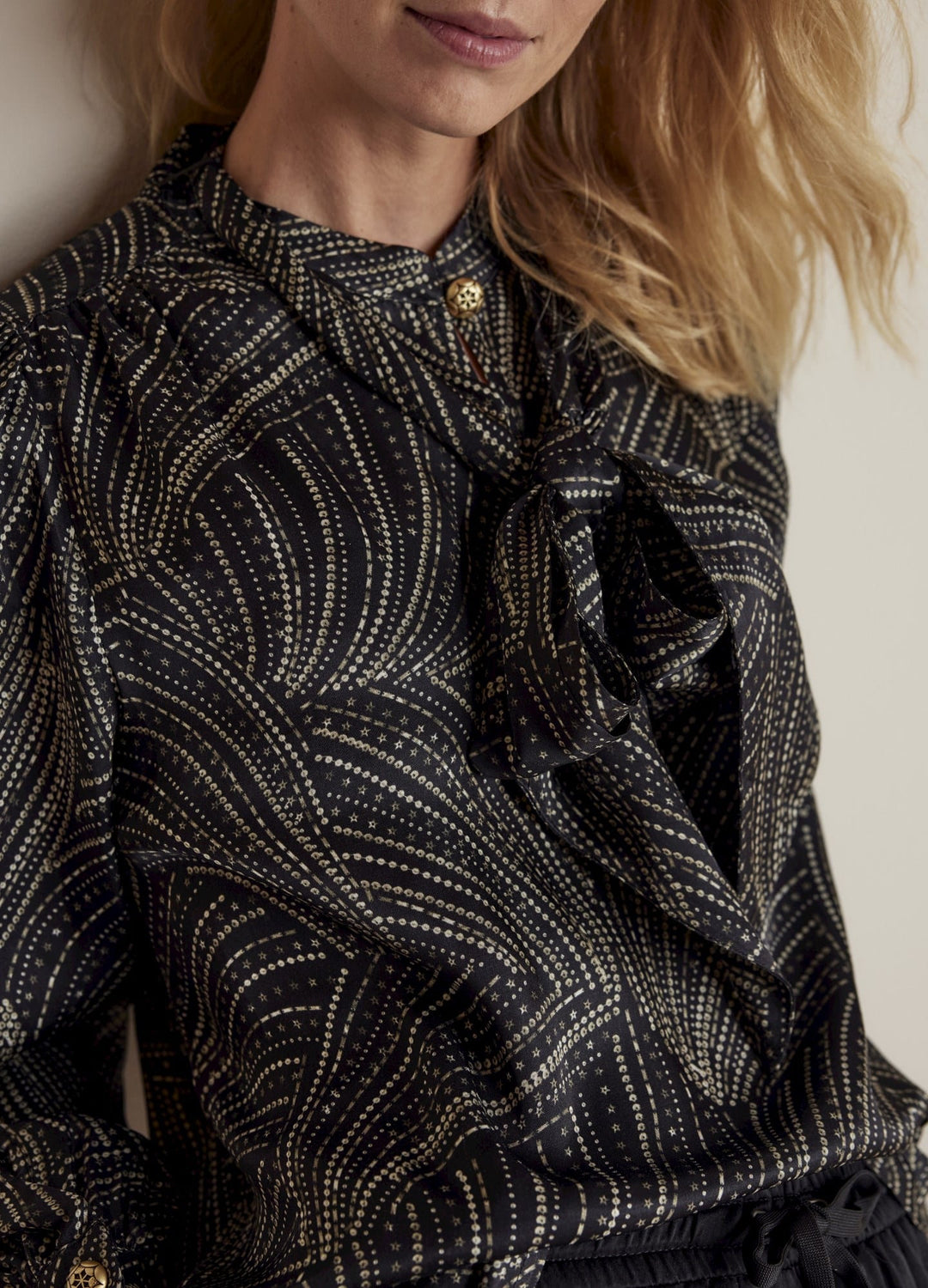 Summum 2s3034-11921 top zwart dessin – dames
