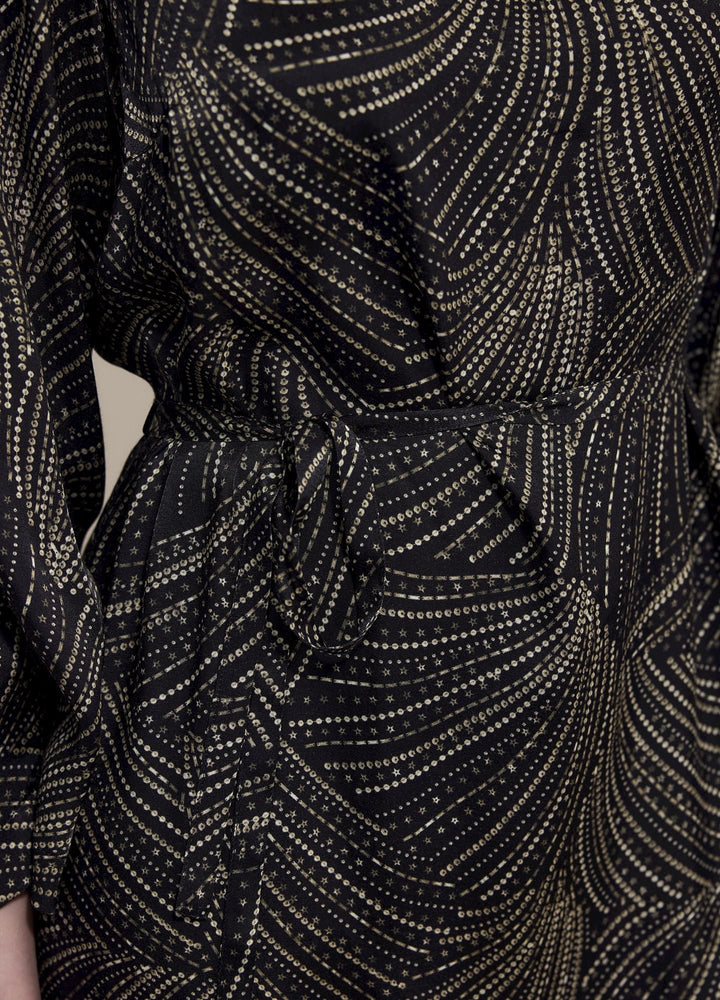 Summum jurk midi dames zwart dessin