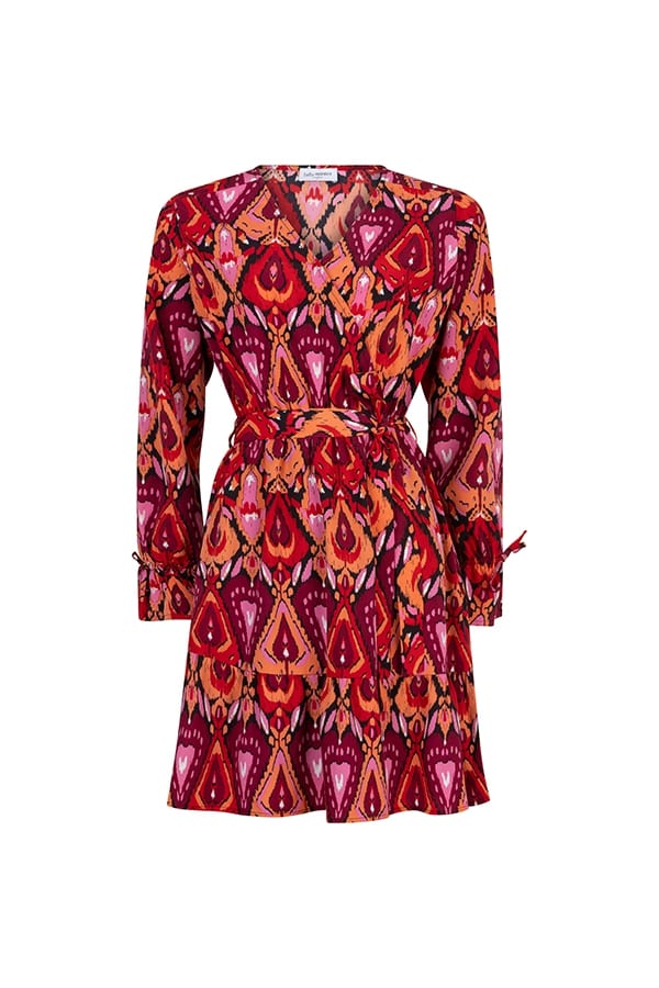 Lofty Manner Dress Maxim - korte jurk dames - Rood Dessin