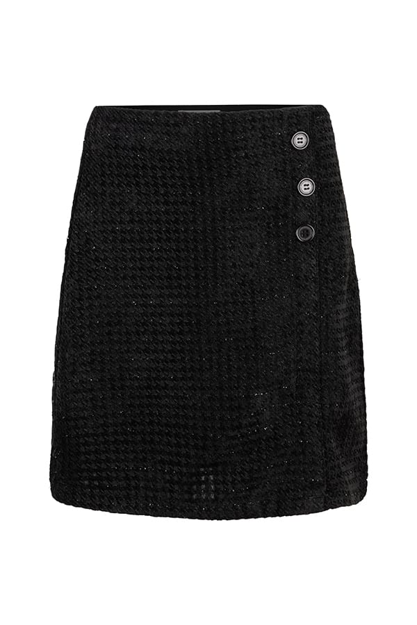 Lofty Manner Skirt Paloma - zwarte rok kort dames