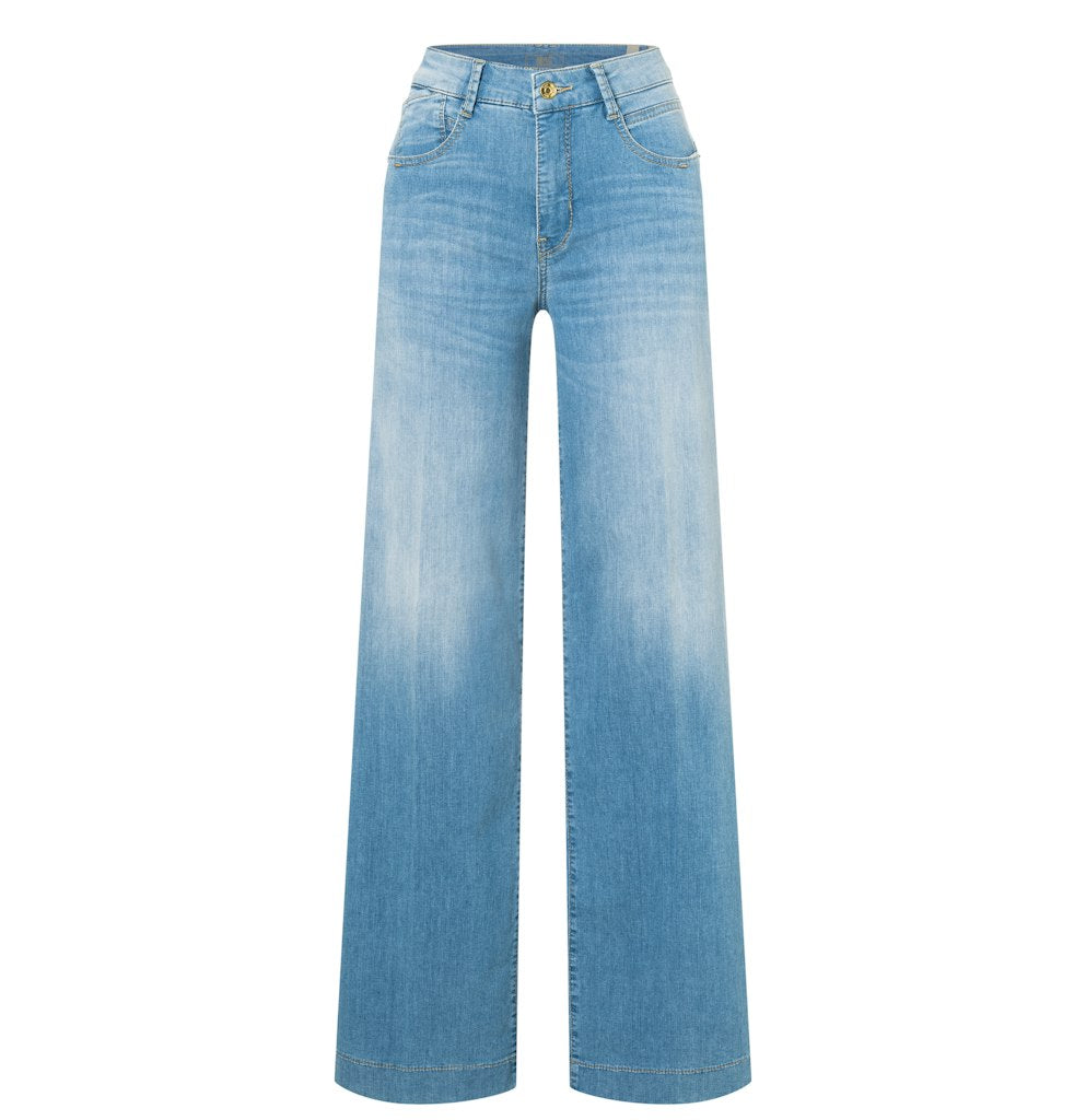 MAC 5233 Rich palazzo jeans blue denim – dames - L30