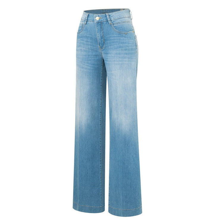 MAC 5233 Rich palazzo jeans blue denim – dames - L30