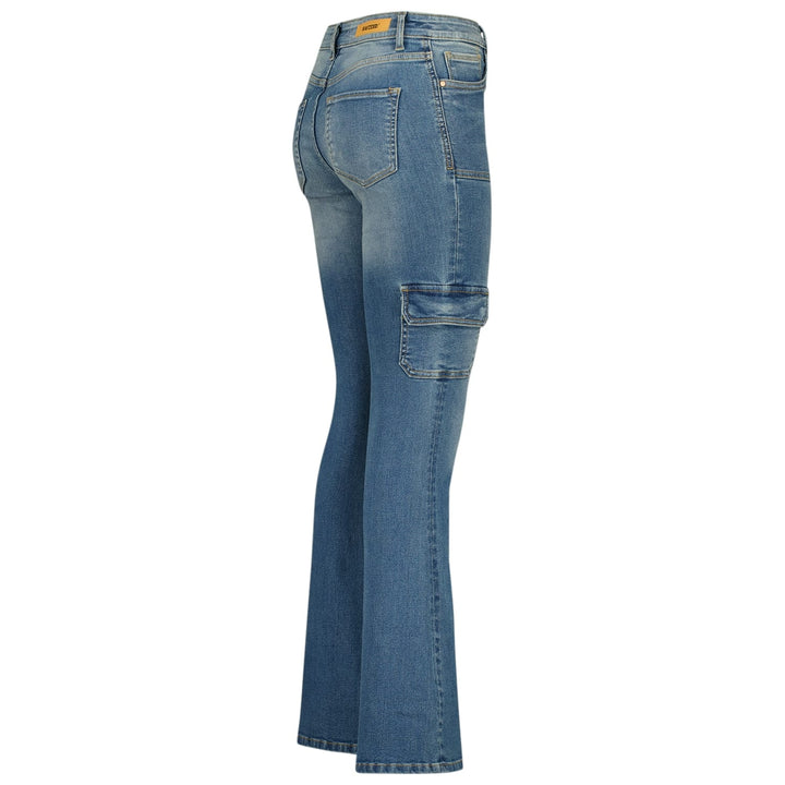 Raizzed dames bootcut flare jeans – blue denim - L32