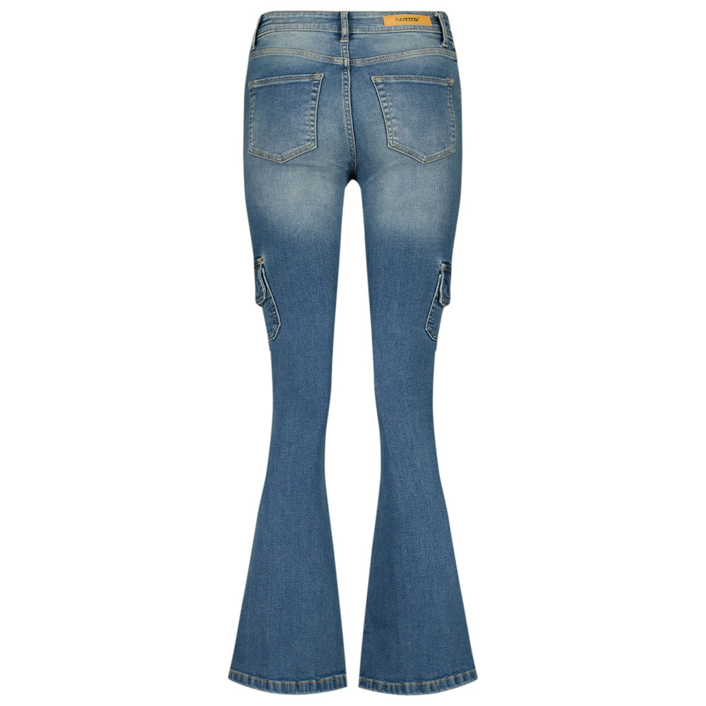 Raizzed dames bootcut flare jeans – blue denim - L32