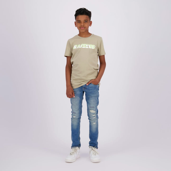 Raizzed R124KBD42006 Tokyo jeans skinny fit jongens - Blue Denim