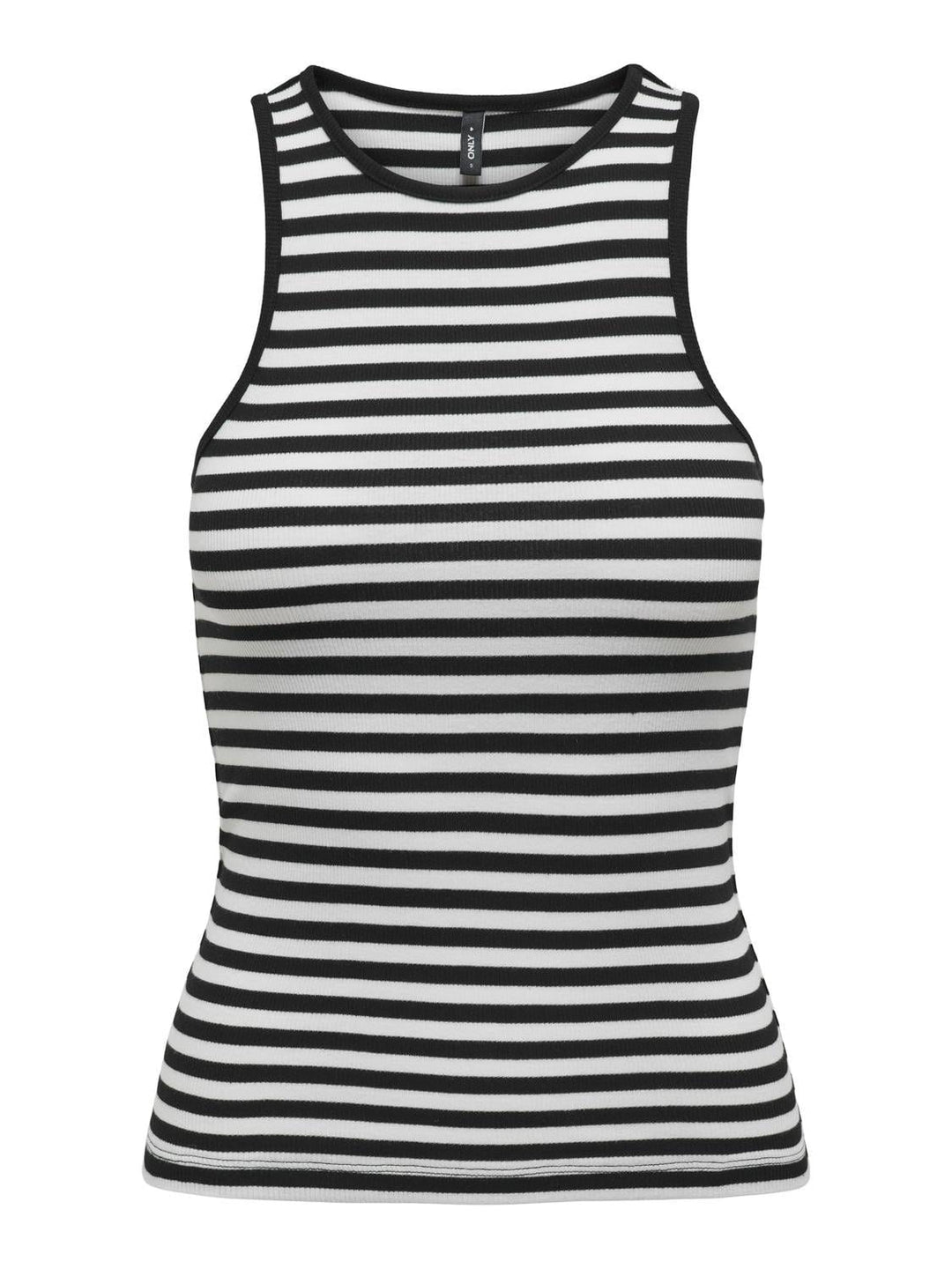 Only ONLANY LIFE S/L TOP JRS zwart dessin – dames