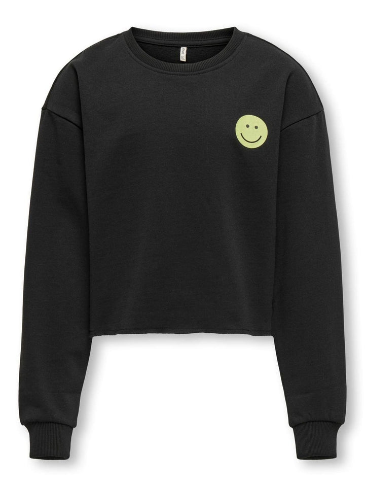 Kids Only Astrid sweater zwart – meisjes