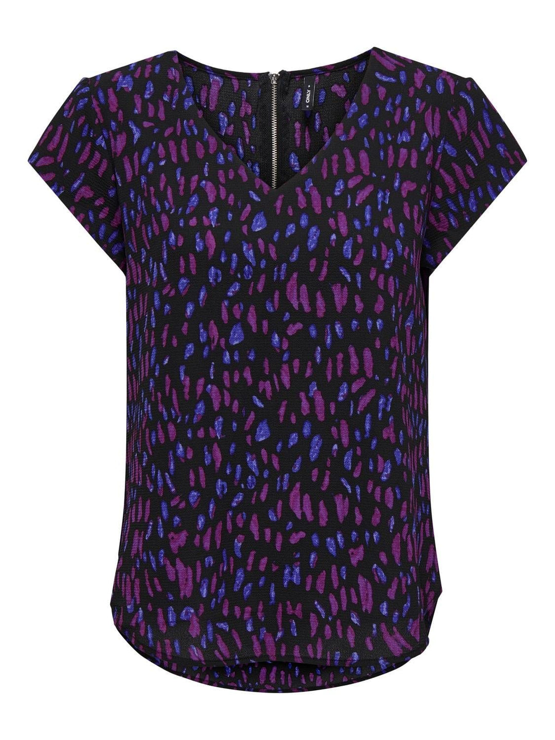 Only ONLVALERINA top paars dessin – dames