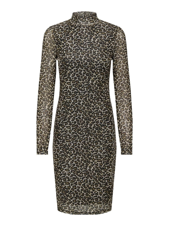Only Erica jurk kort bruin dessin – dames