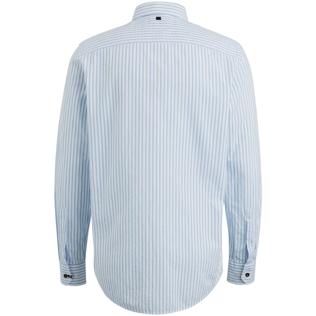Vanguard VSI2403229 overhemd l/m blauw dessin – heren