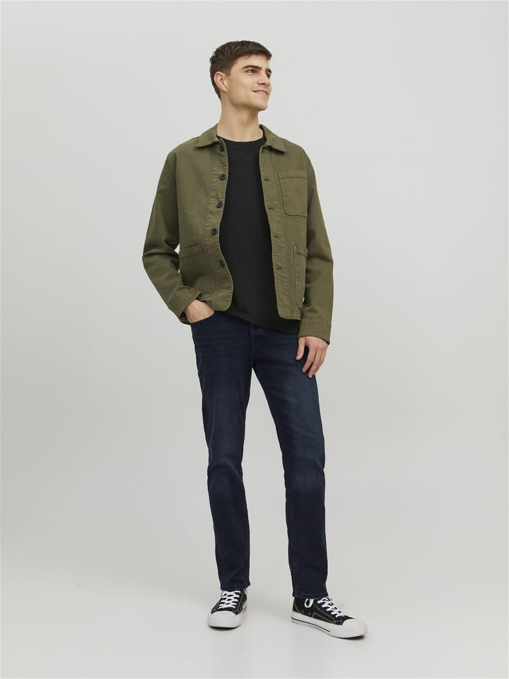 Jack & Jones MIKE slim fit jeans blauw – heren - Blue Denim - 34
