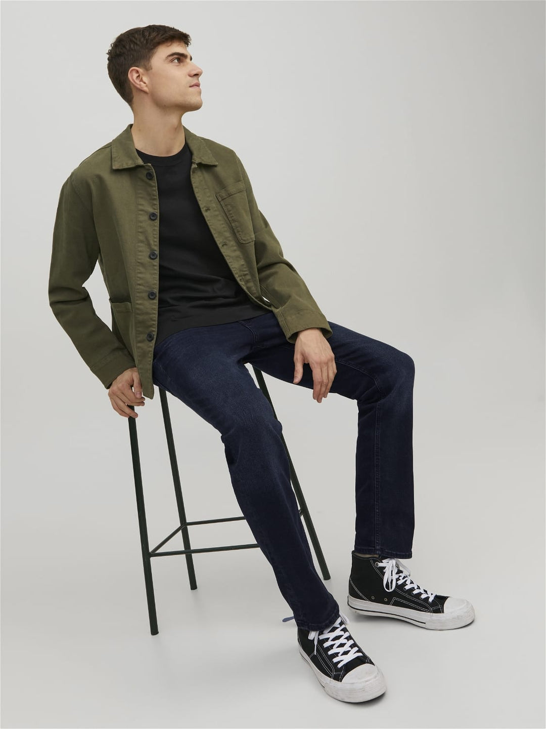 Jack & Jones MIKE slim fit jeans blauw – heren - Blue Denim - 34