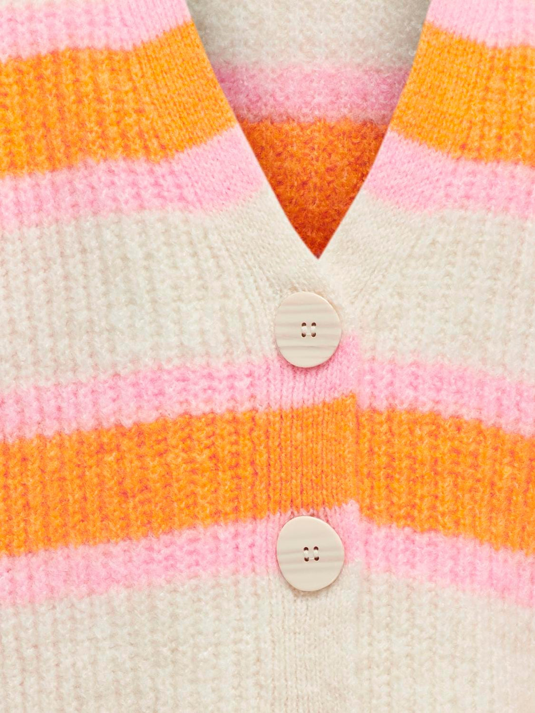 Kids Only Ethel vest gebreid ecru dessin – meisjes