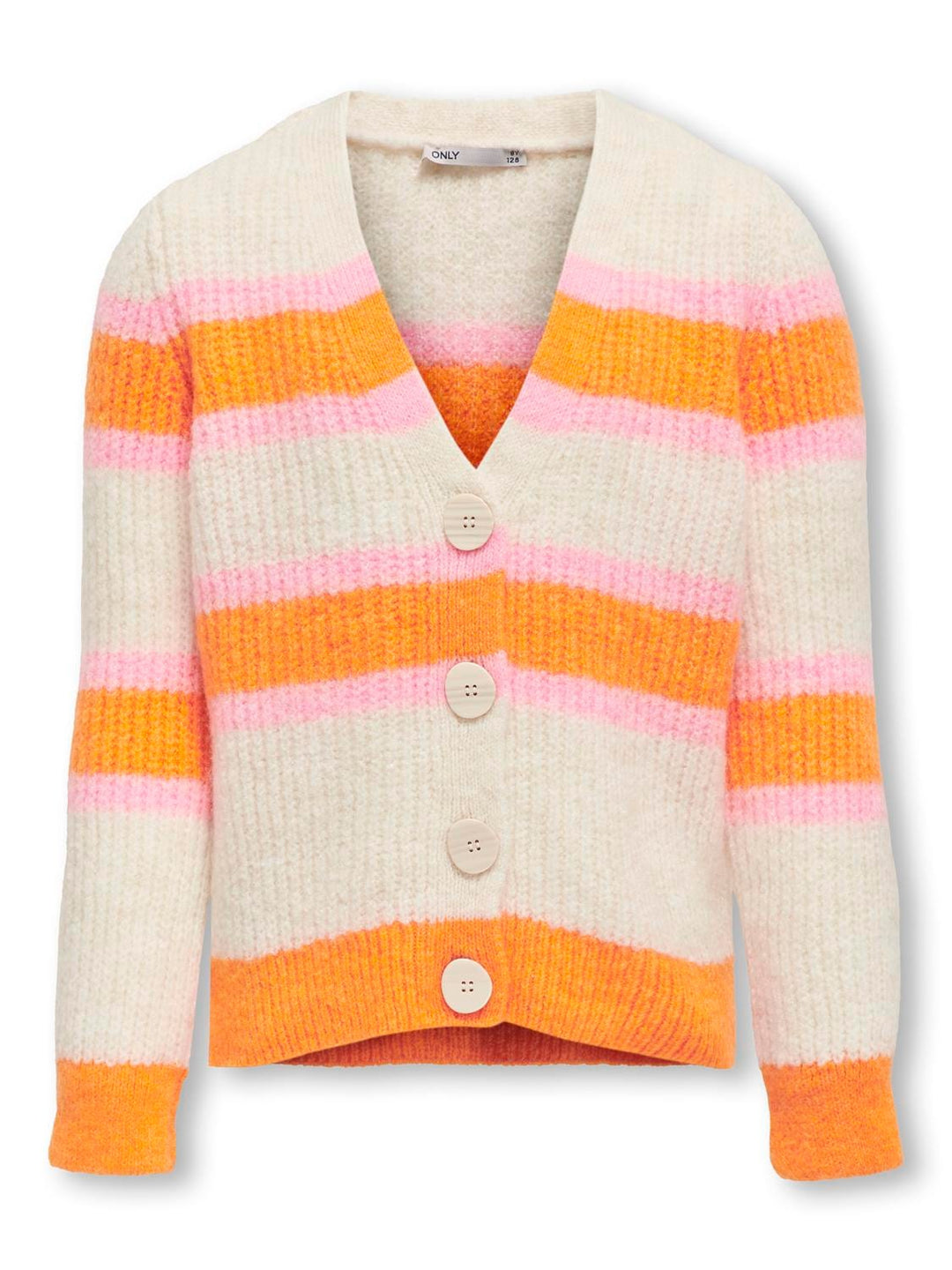 Kids Only Ethel vest gebreid ecru dessin – meisjes
