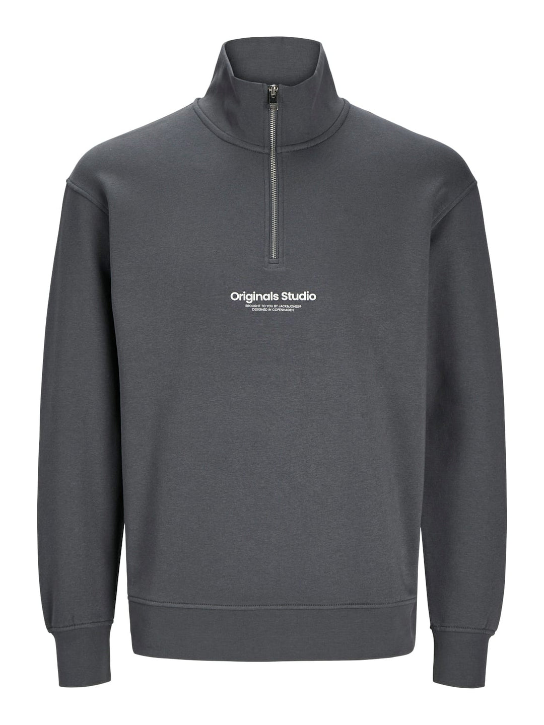 Jack & Jones Vesterbro sweater heren grijs – relaxed fit