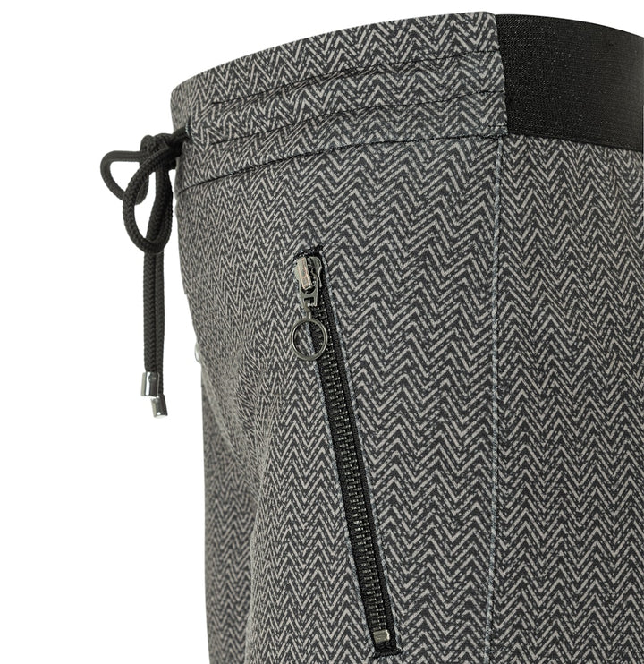 MAC women 2710 lange broek dames - grijs dessin
