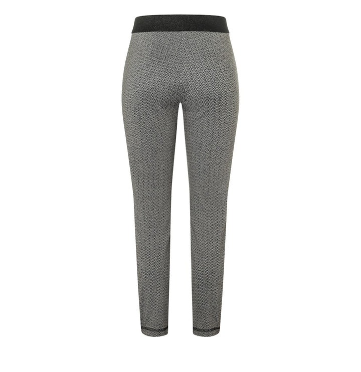 MAC women 2710 lange broek dames - grijs dessin