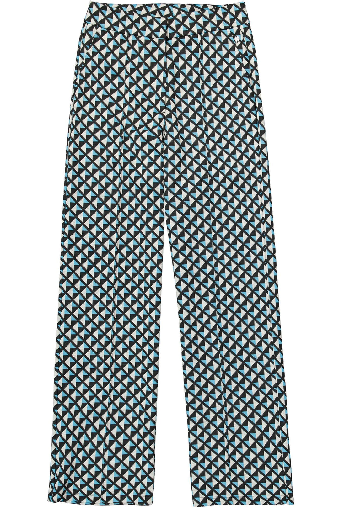 Garcia woman lange broek zwart dessin – dames