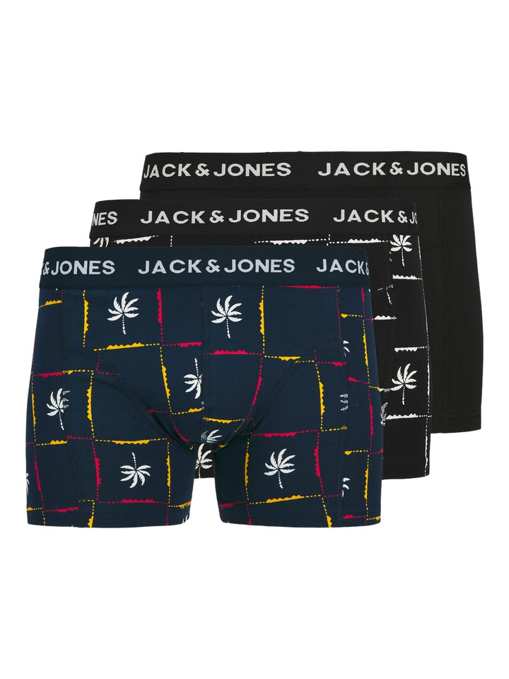 Jack & Jones boxershort heren zwart dessin – 12270762 palm
