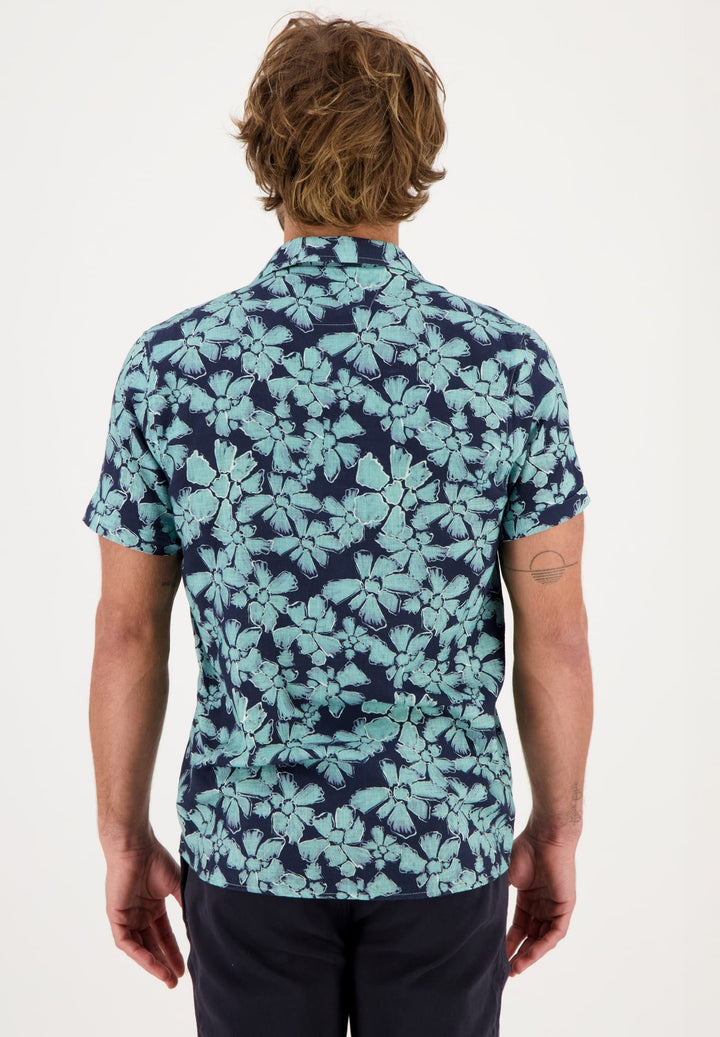 Gabbiano men overhemd l/m navy – heren