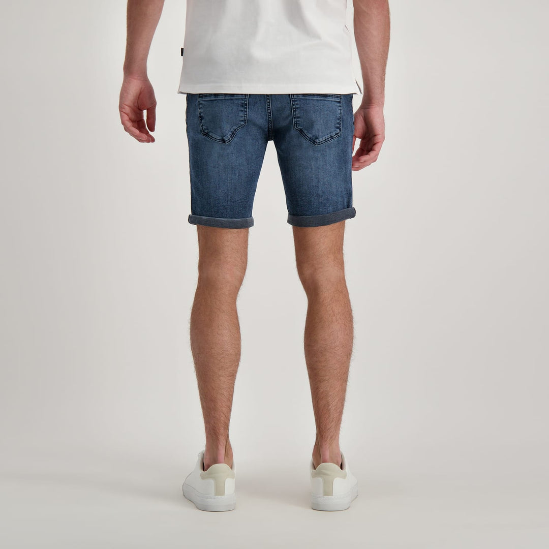 Cars men Short Falcon denim short – heren - Blue Denim