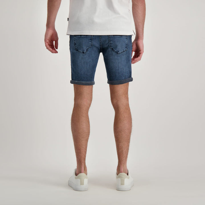 Cars men Short Falcon denim short – heren - Blue Denim