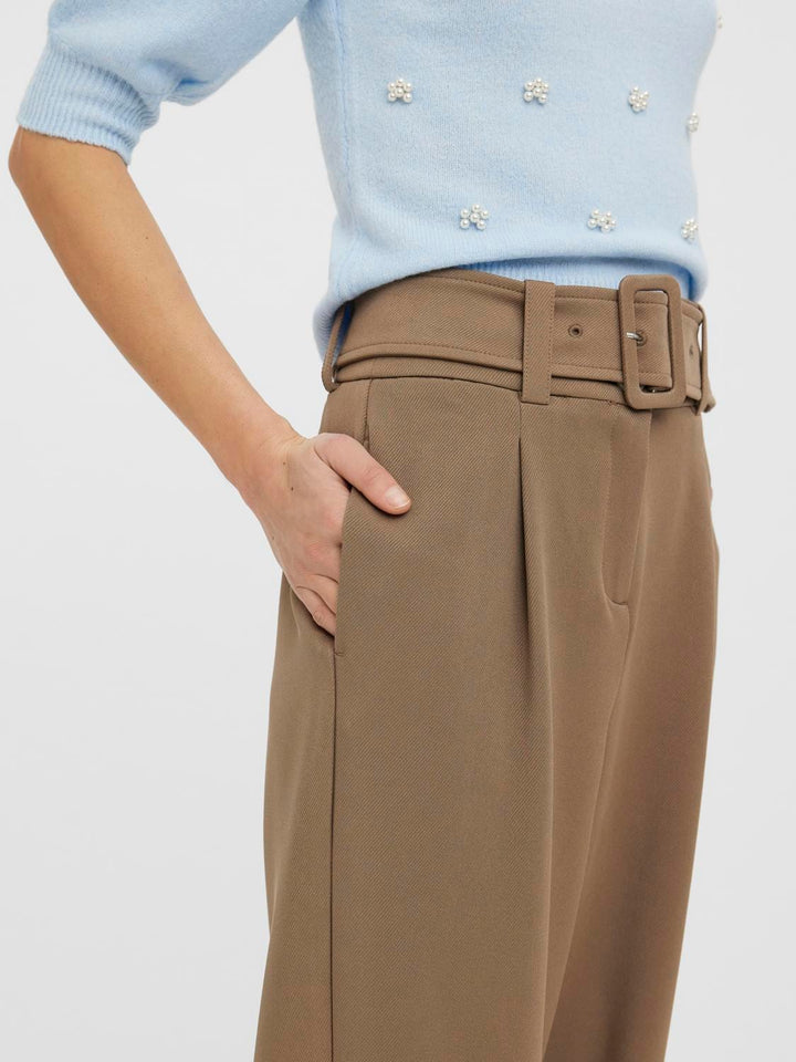 VERO MODA 10260092 Ulia lange broek taupe – dames
