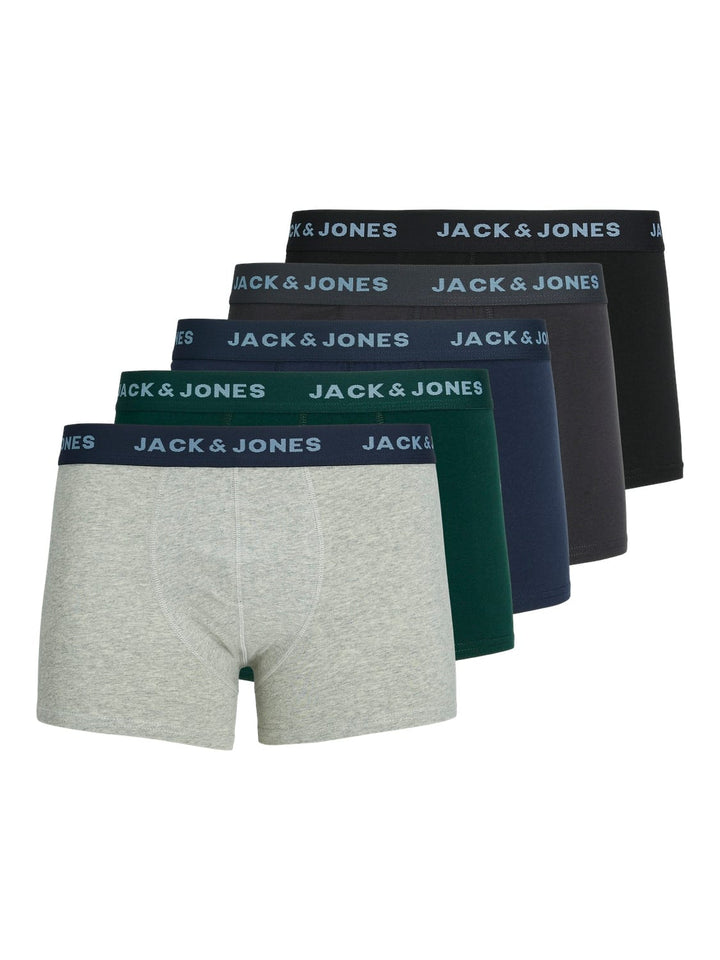 Jack & Jones 12220376 Carlo boxershort heren – groen dessin