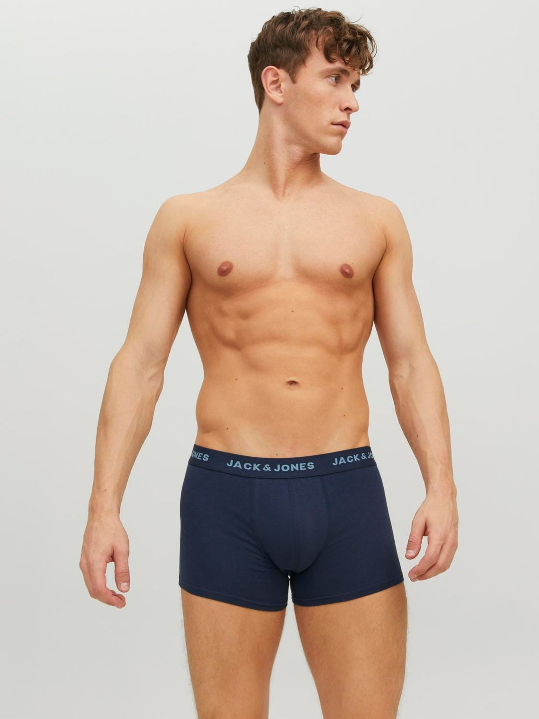 Jack & Jones 12220376 Carlo boxershort heren – groen dessin