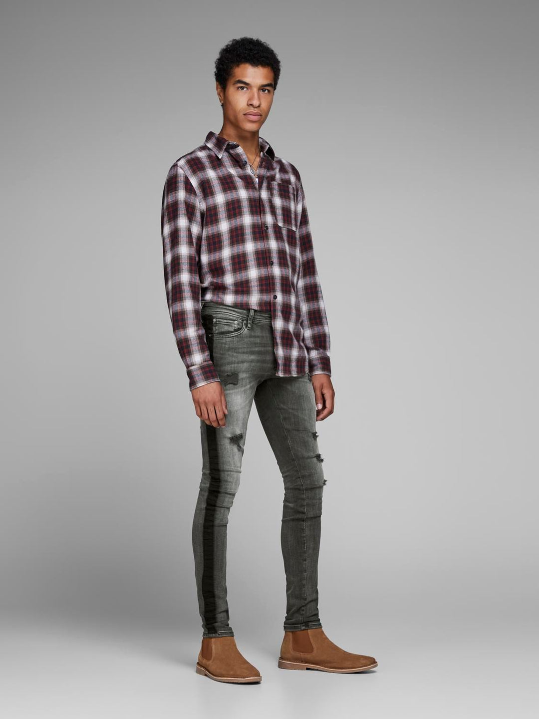 Jack & Jones slim fit jeans zwart – heren - Black Denim - L32