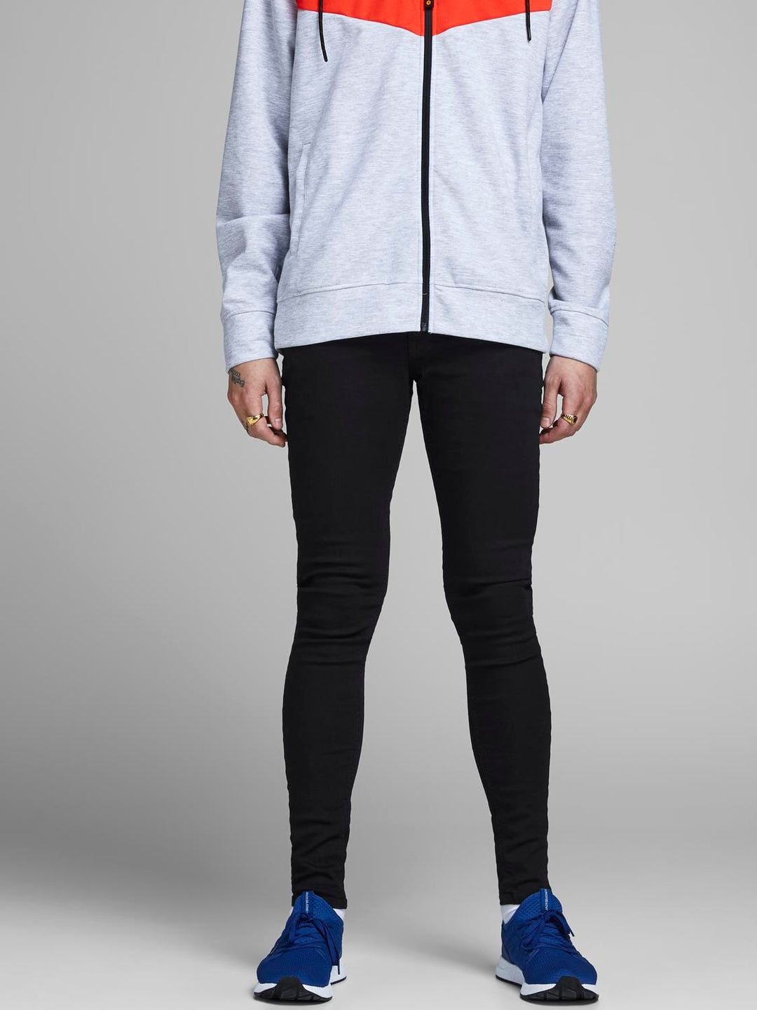 Jack & Jones skinny fit jeans zwart – heren - 34