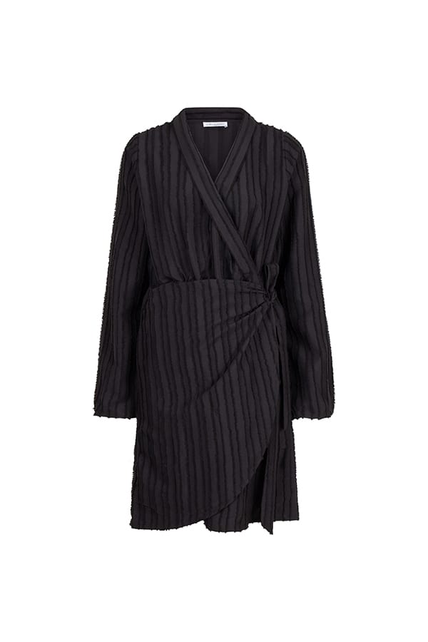 Lofty Manner PJ24.1 Dress Madalyn – zwarte jurk dames