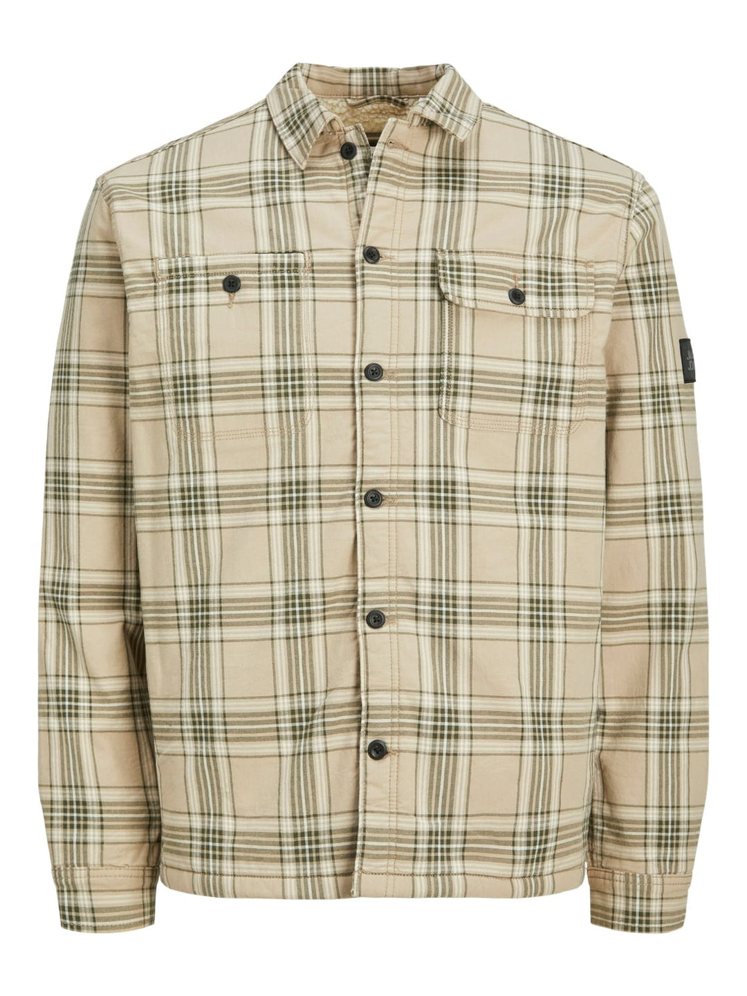 jack & jones kids 12215863 Ben tussenjas jongen zand dessin