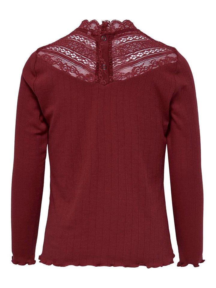 Only KONAYA L/S HIGHNECK TOP JRS – meisjes sweater - Diversen