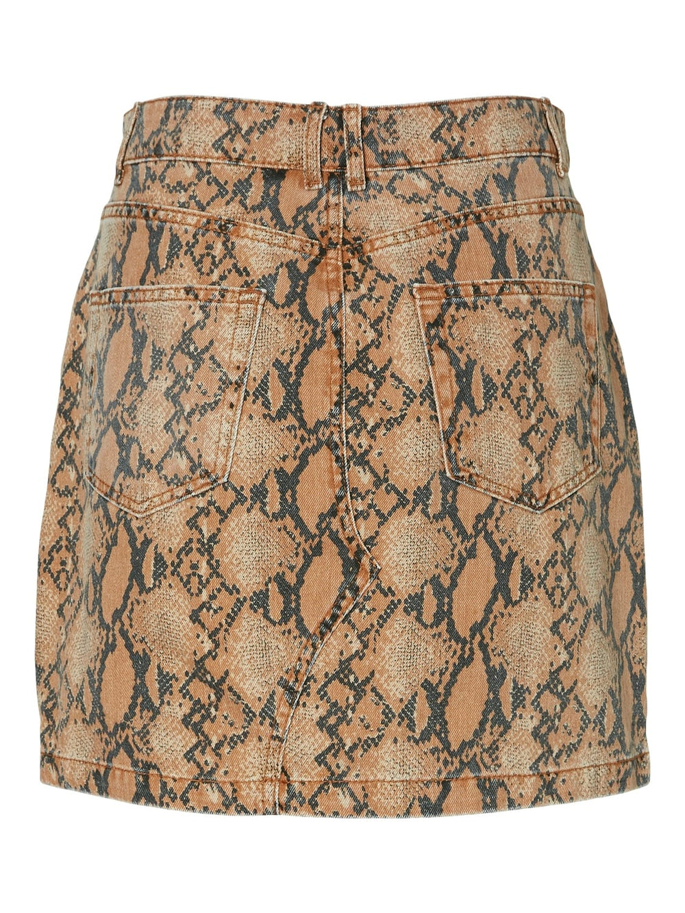 VERO MODA VMLEONOR MR SHORT SKIRT bruin dessin – damesrok